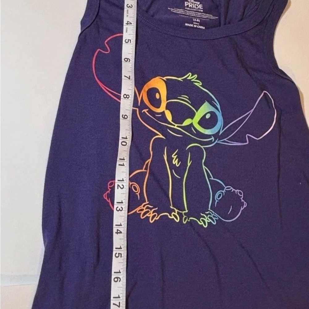 Disney Pride, Leo And Stitch, Tank Top, Purple, Small, Rainbow, Comfort, Soft - Picture 4 of 6